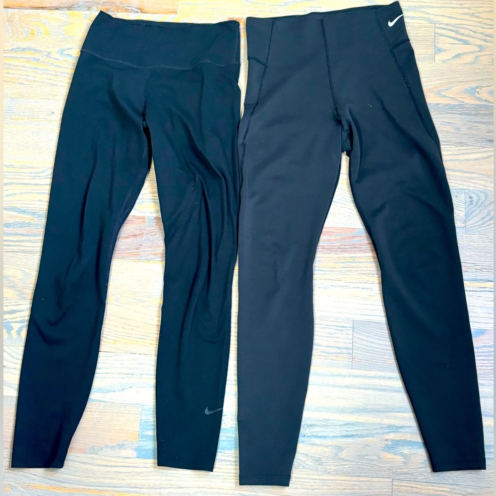 Nike women’s 2 pairs dri-fit  7/8 leggings size XS